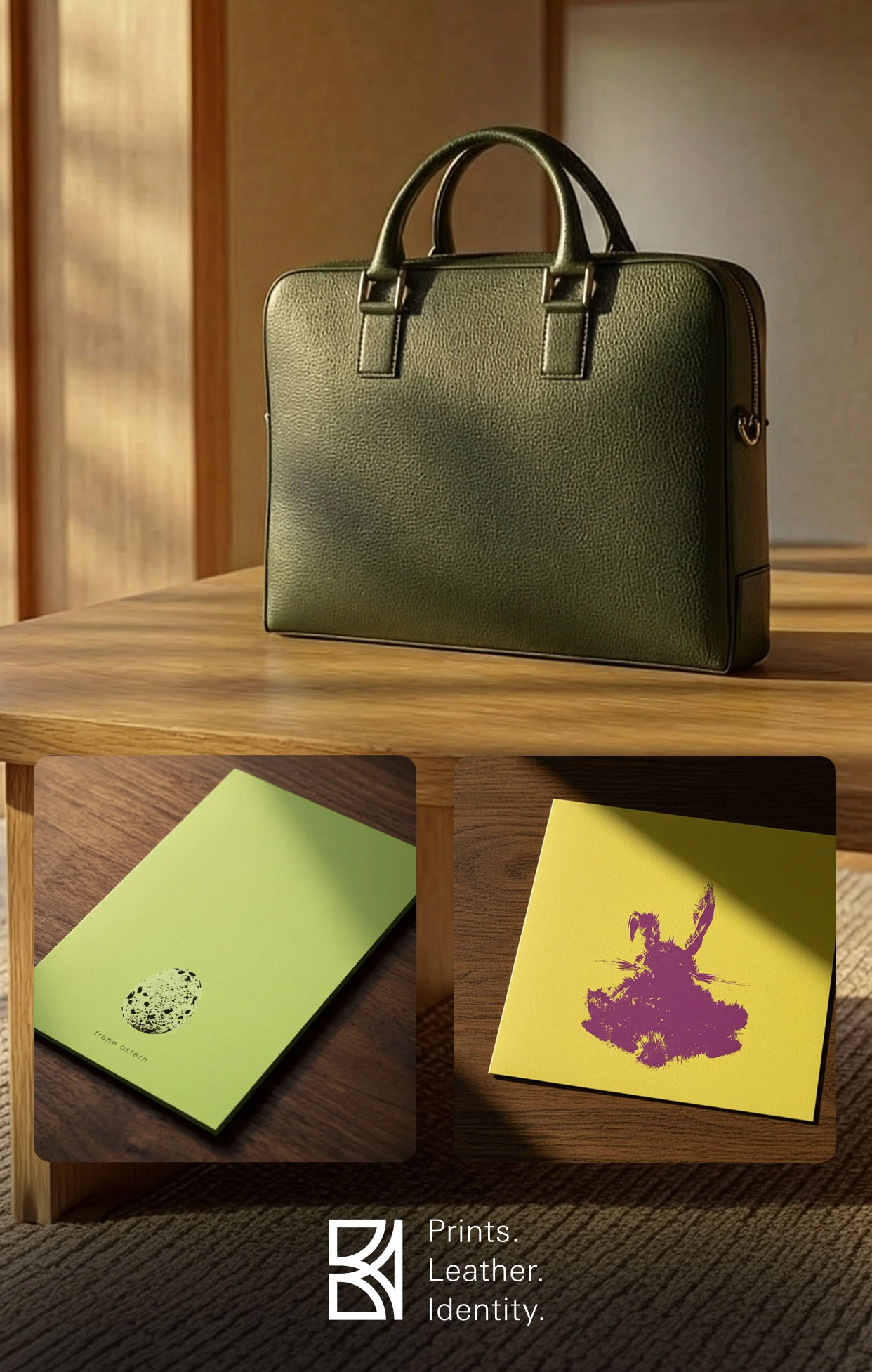 Prints. Leather. Identity. Ostern bei Bethge Prints. Leather. Identity. Ostern bei Bethge